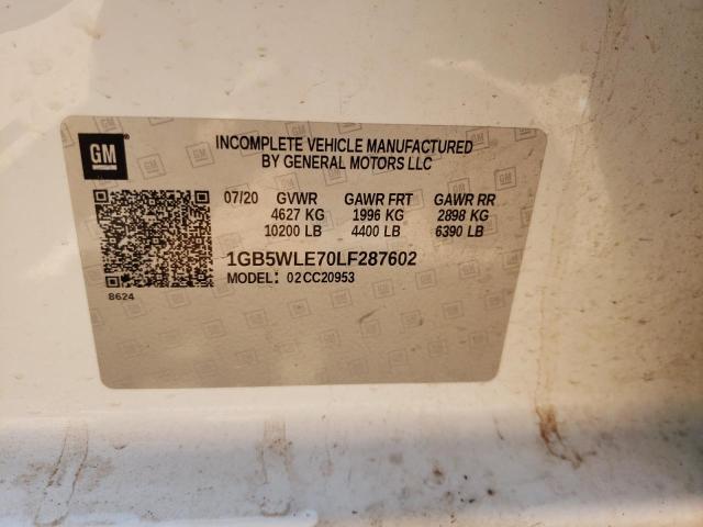 Photo 10 from auction – 2020 CHEVROLET SILVERADO with VIN 1GB5WLE70LF287602