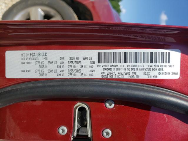 Photo 10 from auction – 2015 RAM 1500 SLT with VIN 3C6RR7LTXFG578601