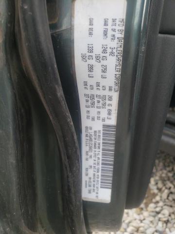 Photo 10 from auction – 2002 JEEP GRAND CHER with VIN 1J4GW48S12C260221