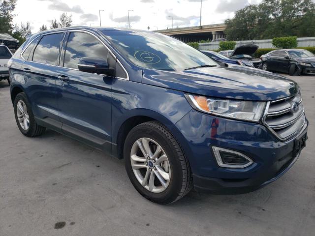 FORD EDGE SEL 2017 with VIN 2FMPK3J93HBC09875 - Photo from auction
