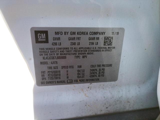 Photo 10 from auction – 2020 BUICK ENCORE ESS with VIN KL4CJCSB7LB059009