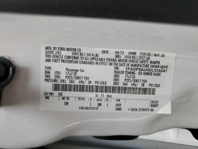 Photo 10 from auction – 2013 FORD C-MAX SE with VIN 1FADP5AU0DL539241