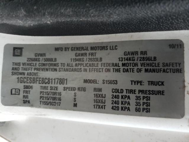 Photo 10 from auction – 2012 CHEVROLET COLORADO with VIN 1GCESBFE8C8117801