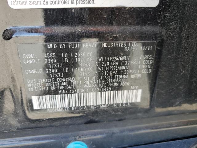 Снимка 10 от търг – 2012 SUBARU OUTBACK 2. с VIN 4S4BRBLC1C3226479
