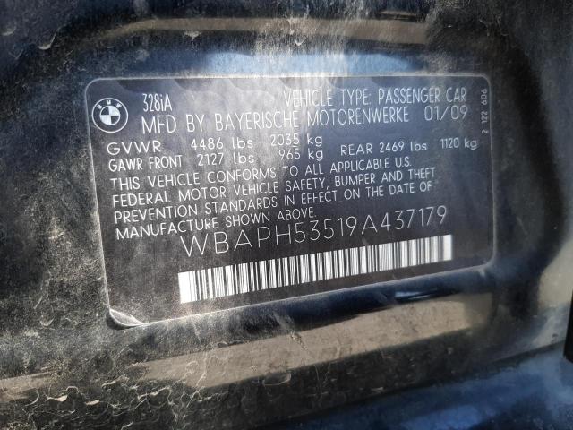 Photo 10 from auction – 2009 BMW 328 I SULE with VIN WBAPH53519A437179