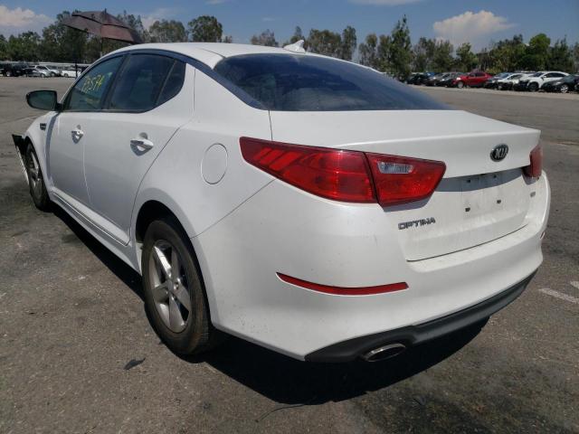 Photo 3 from auction – 2014 KIA OPTIMA LX with VIN KNAGM4A79E5455457
