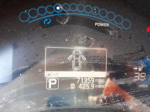 Photo 8 from auction – 2011 NISSAN LEAF SV with VIN JN1AZ0CP9BT003406