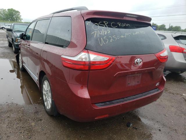 Photo 3 from auction – 2015 TOYOTA SIENNA XLE with VIN 5TDDK3DC2FS119501