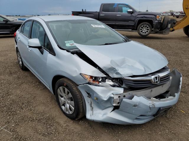 HONDA CIVIC LX 2012 with VIN 2HGFB2F59CH555839 - Photo from auction