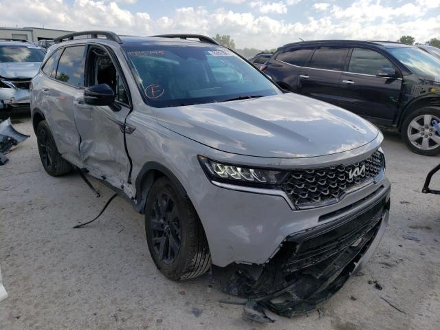 KIA SORENTO S 2022 with VIN 5XYRLDLCXNG095745 - Photo from auction