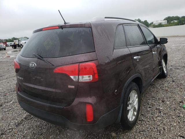Photo 4 from auction – 2014 KIA SORENTO LX with VIN 5XYKTDA65EG491029