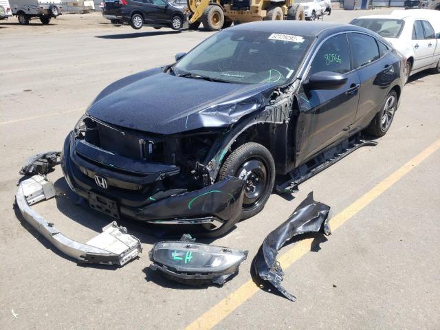Photo 2 from auction – 2019 HONDA CIVIC LX with VIN 19XFC2F64KE045364