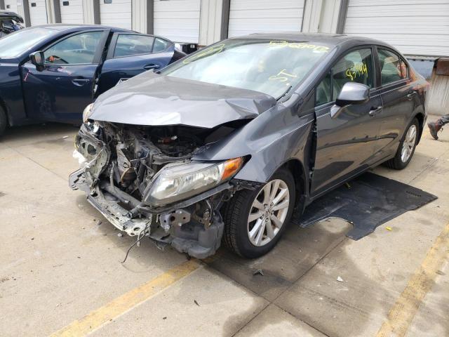 Photo 2 from auction – 2012 HONDA CIVIC EX with VIN 19XFB2F80CE088654