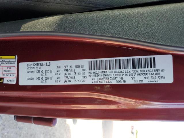 Photo 10 from auction – 2009 JEEP WRANGLER with VIN 1J4GA59159L736197