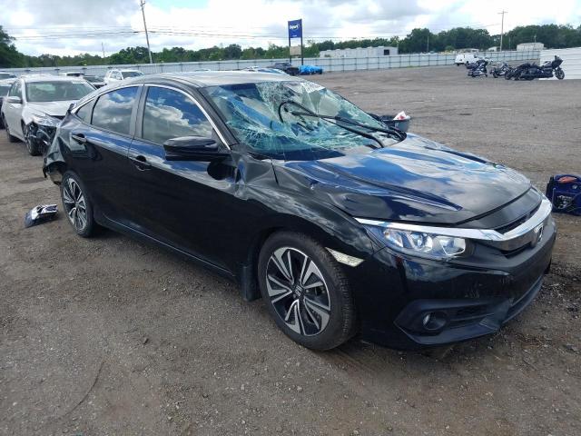 HONDA CIVIC EXL 2018 with VIN JHMFC1F71JX021331 - Photo from auction