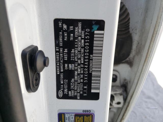 Photo 10 from auction – 2013 KIA OPTIMA SX with VIN 5XXGR4A66DG091570