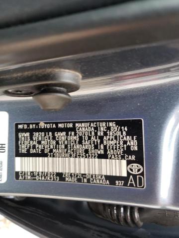 Photo 10 from auction – 2015 TOYOTA COROLLA L with VIN 2T1BURHE3FC251322