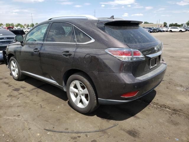 Photo 3 from auction – 2013 LEXUS RX 350 BAS with VIN 2T2BK1BA2DC181611