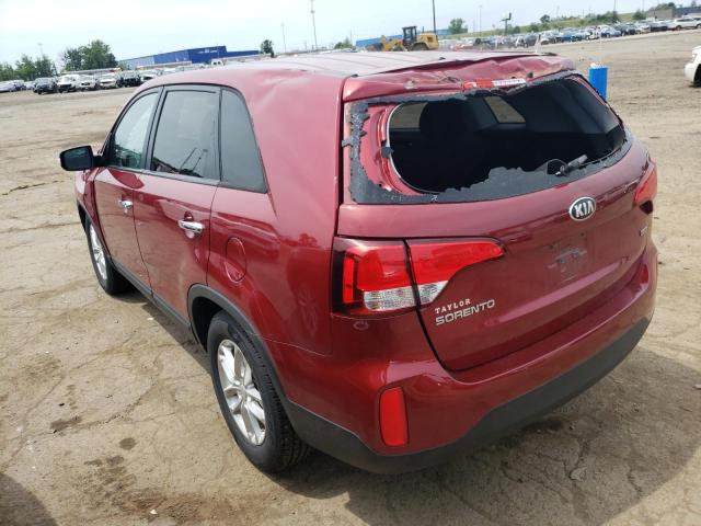 Photo 3 from auction – 2014 KIA SORENTO LX with VIN 5XYKT3A63EG509148
