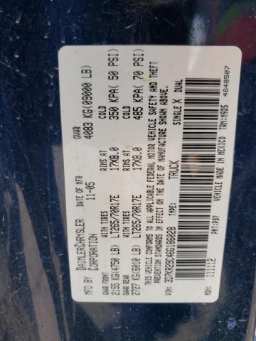 Photo 10 from auction – 2006 DODGE RAM 2500 with VIN 3D7KR29C46G186028