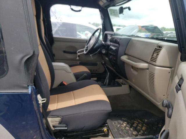 Photo 5 from auction – 2005 JEEP WRANGLER X with VIN 1J4FA39S85P371185