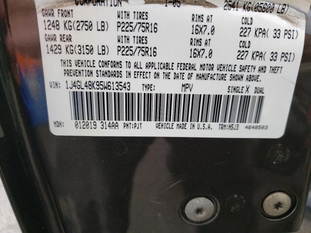 Photo 10 from auction – 2005 JEEP LIBERTY SP with VIN 1J4GL48K95W613543