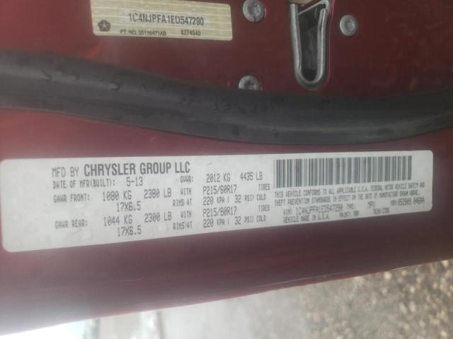 Photo 10 from auction – 2014 JEEP PATRIOT LA with VIN 1C4NJPFA1ED547290