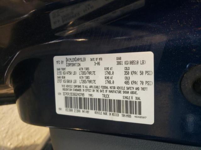 Photo 10 from auction – 2006 DODGE RAM 1500 with VIN 3D7KR19D36G243709