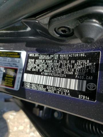 Photo 10 from auction – 2014 TOYOTA CAMRY SE with VIN 4T1BK1FK7EU543374