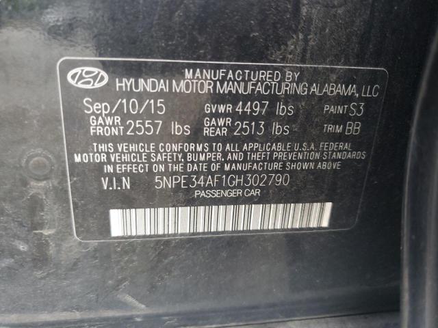 Photo 10 from auction – 2016 HYUNDAI SONATA SPO with VIN 5NPE34AF1GH302790