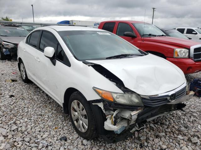 HONDA CIVIC LX 2012 with VIN 2HGFB2F57CH501410 - Photo from auction