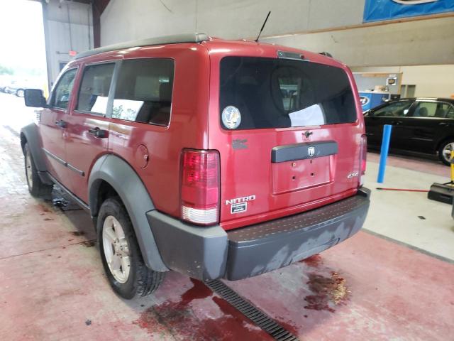 Photo 3 from auction – 2007 DODGE NITRO SXT with VIN 1D8GU28K27W709848