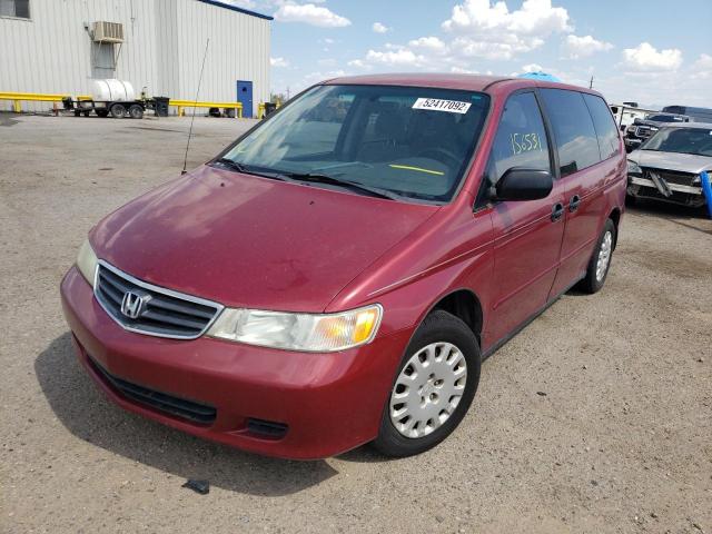 Photo 2 from auction – 2002 HONDA ODYSSEY LX with VIN 5FNRL18502B055699