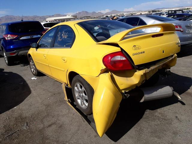 Photo 3 from auction – 2004 DODGE NEON SXT with VIN 1B3ES56C54D515378