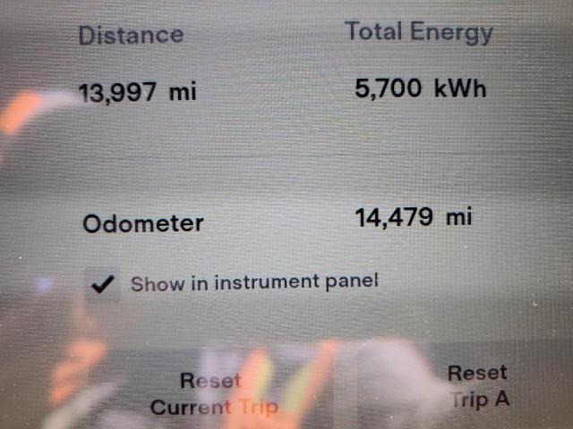 Photo 8 from auction – 2020 TESLA MODEL X with VIN 5YJXCDE22LF296359