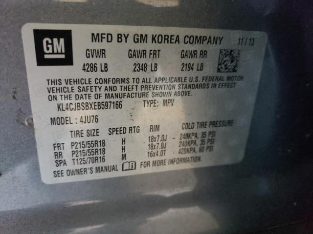 Photo 10 from auction – 2014 BUICK ENCORE CON with VIN KL4CJBSBXEB597166