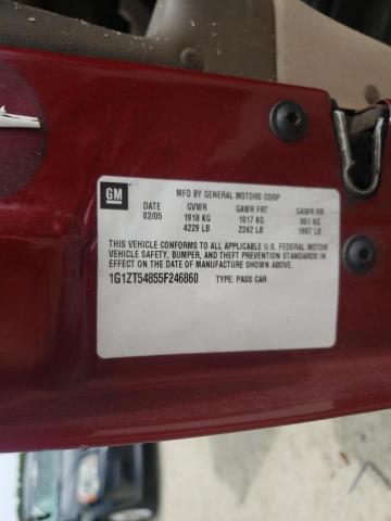 Photo 10 from auction – 2005 CHEVROLET MALIBU LS with VIN 1G1ZT54855F246860