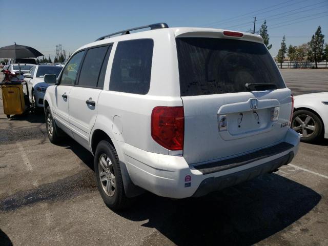 Photo 3 from auction – 2005 HONDA PILOT EXL with VIN 2HKYF18595H552128