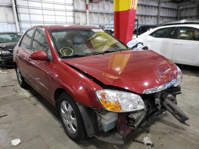 KIA SPECTRA EX 2008 with VIN KNAFE122585581734 - Photo from auction