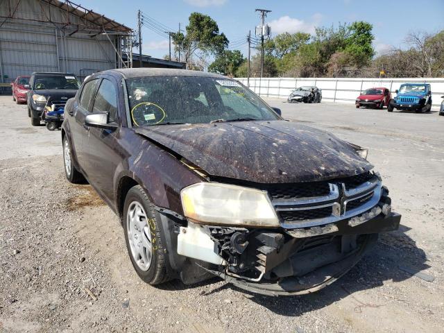 DODGE AVENGER SE 2014 with VIN 1C3CDZAB6EN196661 - Photo from auction