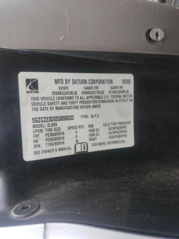 Photo 10 from auction – 2005 SATURN VUE with VIN 5GZCZ23D05S858933