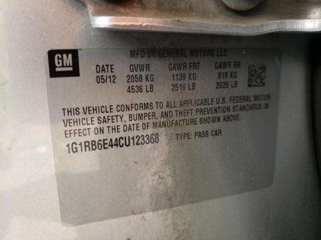 Photo 10 from auction – 2012 CHEVROLET VOLT with VIN 1G1RB6E44CU123368