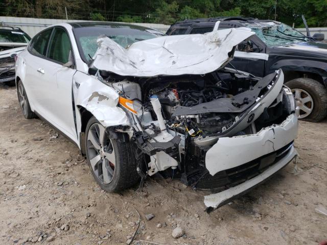 KIA OPTIMA SX 2018 with VIN 5XXGW4L26JG217845 - Photo from auction