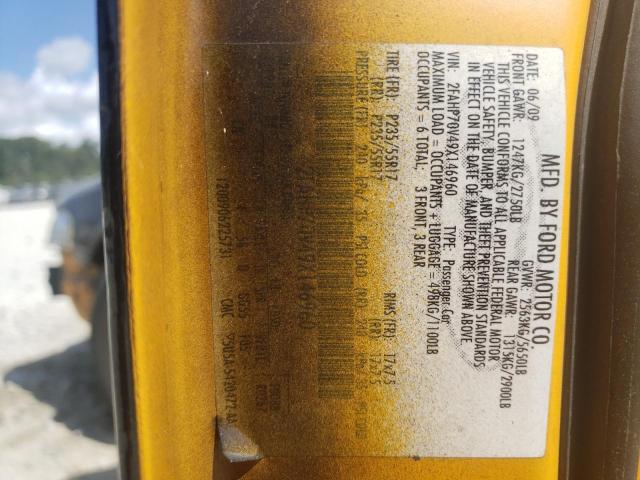 Photo 10 from auction – 2009 FORD CROWN VICT with VIN 2FAHP70V49X146960
