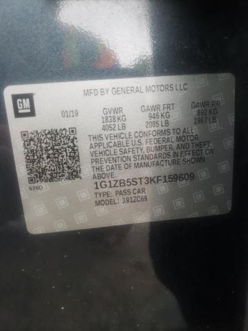 Photo 10 from auction – 2019 CHEVROLET MALIBU with VIN 1G1ZB5ST3KF159609