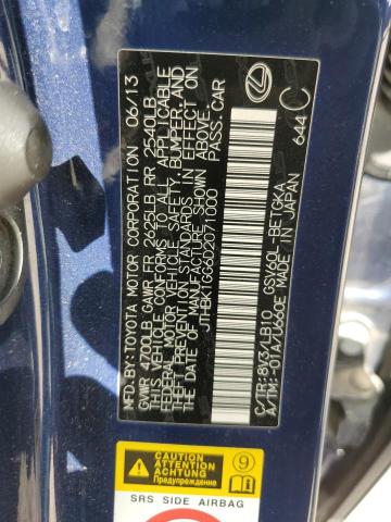 Photo 10 from auction – 2013 LEXUS ES 350 with VIN JTHBK1GG6D2071000