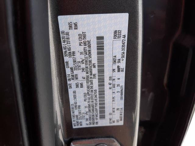Photo 10 from auction – 2014 FORD ESCAPE S with VIN 1FMCU0F70EUE36705