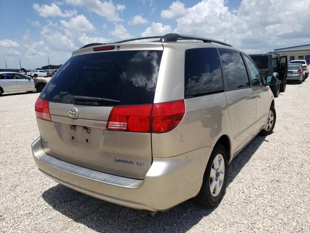 Photo 4 from auction – 2004 TOYOTA SIENNA CE with VIN 5TDZA23C24S100514