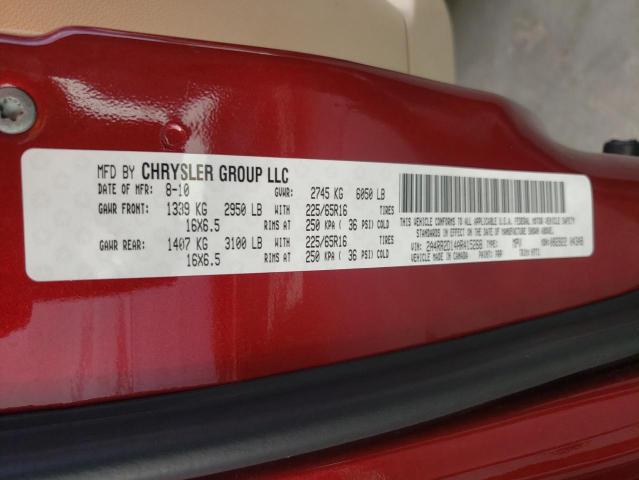 Photo 10 from auction – 2010 CHRYSLER TOWN & COU with VIN 2A4RR2D14AR415268