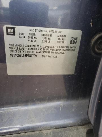Photo 10 from auction – 2014 CHEVROLET MALIBU 1LT with VIN 1G11C5SL9EF284709